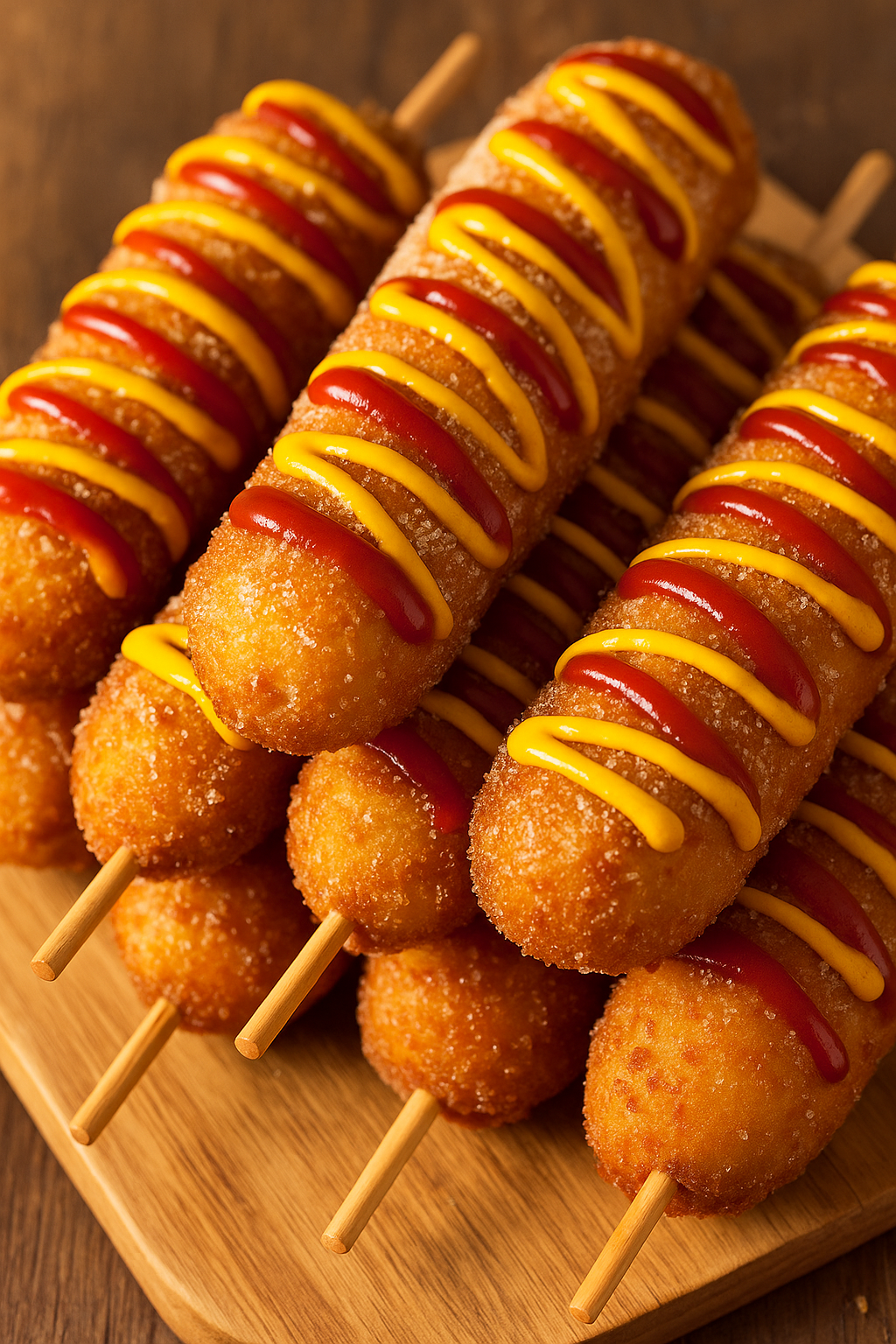 Aprende a preparar banderillas coreanas paso a paso: el famoso snack callejero crujiente y lleno de sabor que está conquistando el mundo. ¡Hazlas en casa fácilmente!