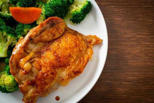 pollo brocoli keto Pollo al horno